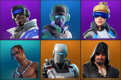 Blue Striker, Breakpoint, Neo Versa, Travis Scott, A.I.M., Blackheart