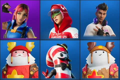 Explorer Emilie, Arctic Adeline, Chord Kahele, Guff Gringle, Mr. Dappermint, Sled Ready Guff