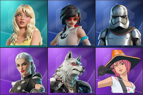 Sabrina Carpenter, Apprentice Evie, Captain Phasma, Cassidy Quinn, Fletcher Kane, Joss