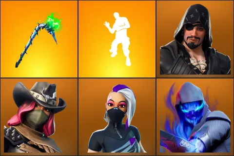 Merry Mint Axe, Laugh It Up, Blackheart, Calamity, Catalyst, Fusion