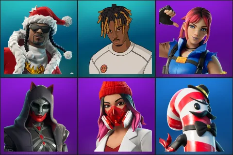 Santa Dogg, Slayer Juice WRLD, Explorer Emilie, Felina, Yulejacket, Mr. Dappermint
