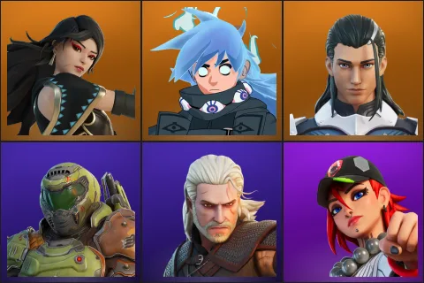 Era, Nezumi, The Ageless, Doom Slayer, Geralt of Rivia, Dusty