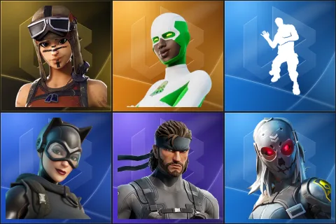 Renegade Raider, Backlash, Laugh It Up, Catwoman Zero, Solid Snake, Zadie