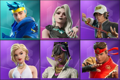 Ninja, Carletta, Carter Wu, Cat Holloway, Danica, FIRE Master Kai
