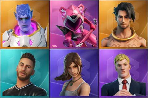 Kymera, Mecha Cuddle Master, Raz, Neymar Jr, Lara Croft, Agent Jones
