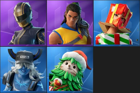 Hairpin, Trailblazer Tai, Holiday Boxy, Underworld Desdemona, Winterfest Bushranger