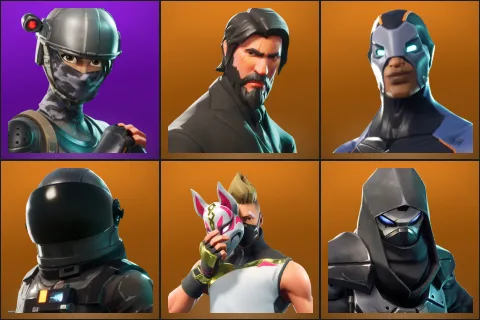Elite Agent, The Reaper, Carbide, Dark Voyager, Drift, Enforcer