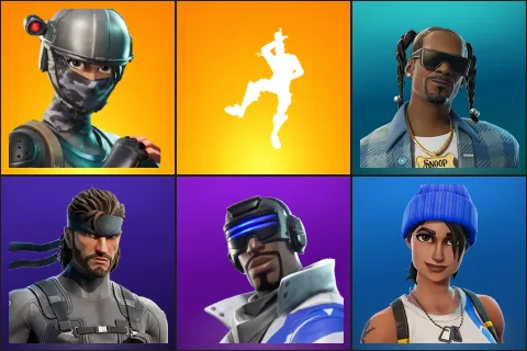 Elite Agent, Take The L, Snoop Dogg, Solid Snake, Blue Striker, Blue Team Leader