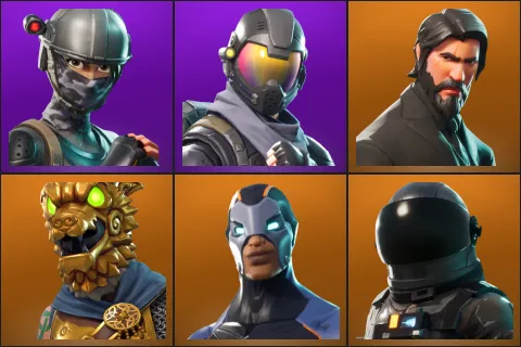Elite Agent, Rogue Agent, The Reaper, Battle Hound, Carbide, Dark Voyager