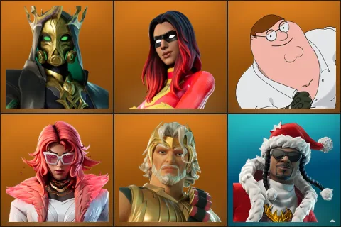 Hades, Joltara, Peter Griffin, Valeria, Zeus, Santa Dogg