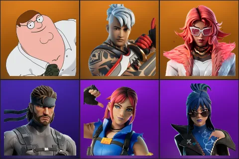Peter Griffin, Ronin, Valeria, Solid Snake, Explorer Emilie, Hope