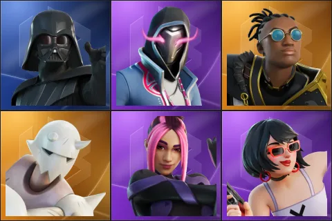 Darth Vader, Xander, Malik, Snap, Adira, Evie