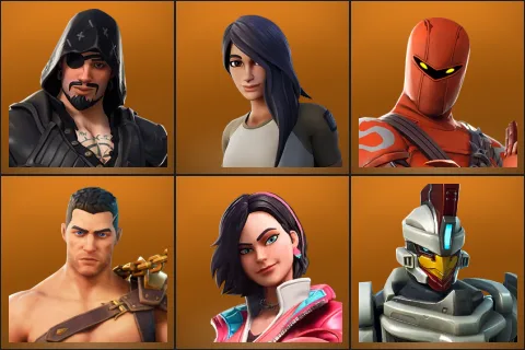 Blackheart, Gear Specialist Maya, Hybrid, Menace, Rox, Sentinel