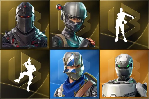 Black Knight, Elite Agent, Floss, Take The L, Blue Squire, Eon