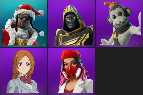 Santa Dogg, Blitz Knight, GHOST Monks, Orihime Inoue, Yulejacket