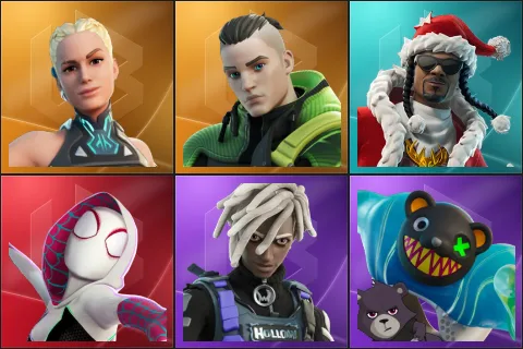 Paradigm (Reality-659), Twyn, Santa Dogg, Spider-Gwen, Bytes, Grriz