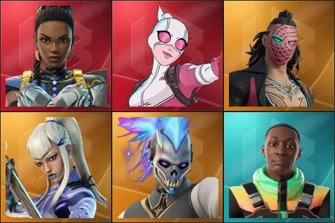 Shuri, Gwenpool, Kado Thorne, Mizuki, Renzo the Destroyer, Khaby Lame
