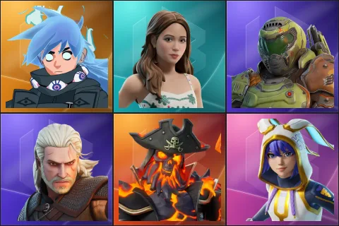 Nezumi, Laufey, Doom Slayer, Geralt of Rivia, Pyreheart, Bunnii O'Hare