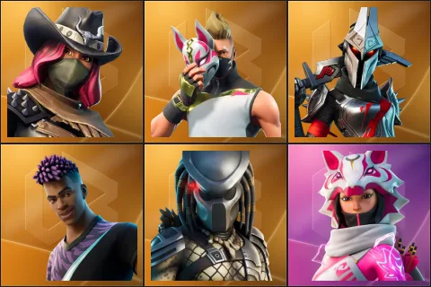 Calamity, Drift, Eternal Knight, Fade, Predator, Vi