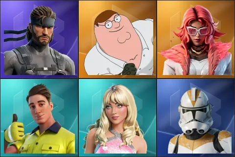Solid Snake, Peter Griffin, Valeria, Lazarbeam, Tour-Ready Sabrina Carpenter, 212th Battalion Trooper
