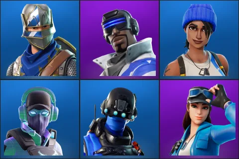 Blue Squire, Blue Striker, Blue Team Leader, Breakpoint, Carbon Commando, Cloud Striker