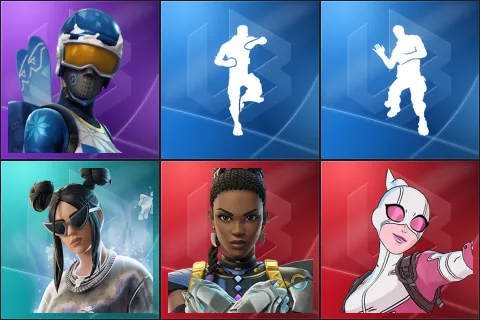 Mogul Master, Scenario, Laugh It Up, Platinum Billie Eilish, Shuri, Gwenpool