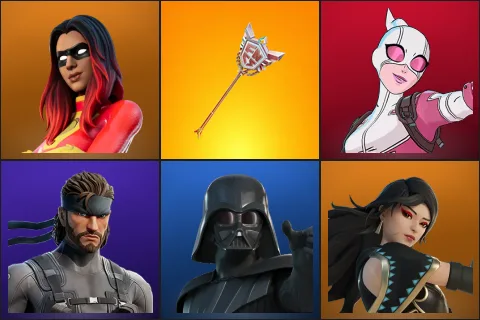 Joltara, The Axe of Champions 2.0, Gwenpool, Solid Snake, Darth Vader, Era