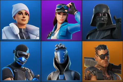 Blizzard Bomber, Cloud Striker, Darth Vader, Fixer, Sultura, Joey