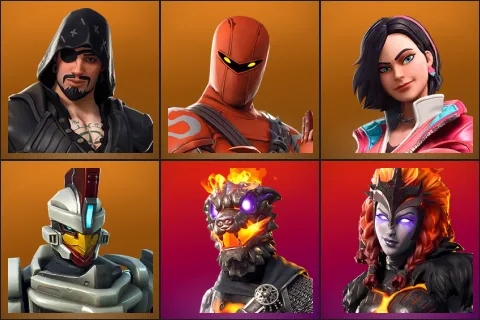 Blackheart, Hybrid, Rox, Sentinel, Molten Battle Hound, Molten Valkyrie
