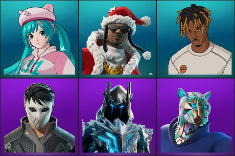 Neko Hatsune Miku, Santa Dogg, Slayer Juice WRLD, Daigo, Exalted Ice King, Flightalis