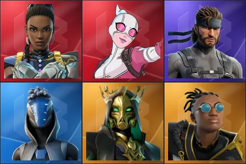 Shuri, Gwenpool, Solid Snake, Sultura, Hades, Malik