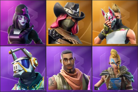 Dark Skully, Calamity, Drift, DJ Yonder, Giddy-up, Huntress