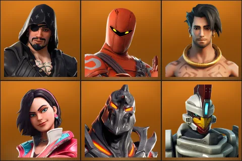 Blackheart, Hybrid, Raz, Rox, Ruin, Sentinel