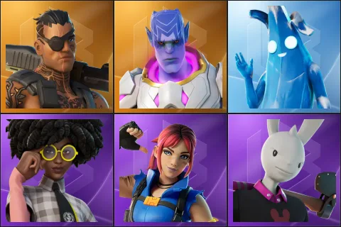 Joey, Kymera, Polar Peely, Doctor Slone, Explorer Emilie, Guggimon