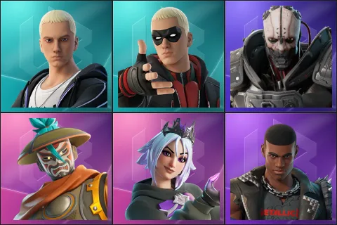 Slim Shady, Rap Boy, Adam Smasher, Jing, Persephone, Rust