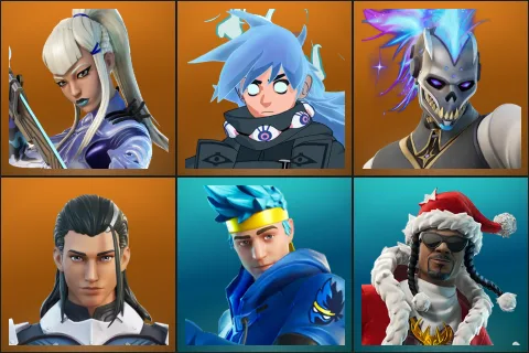 Mizuki, Nezumi, Renzo the Destroyer, The Ageless, Ninja, Santa Dogg