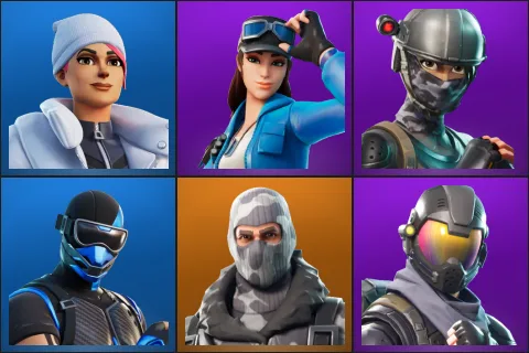 Blizzard Bomber, Cloud Striker, Elite Agent, Fixer, Havoc, Rogue Agent