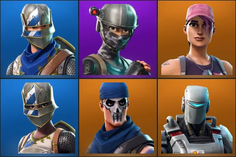 Blue Squire, Elite Agent, Rose Team Leader, Royale Knight, Warpaint, A.I.M.