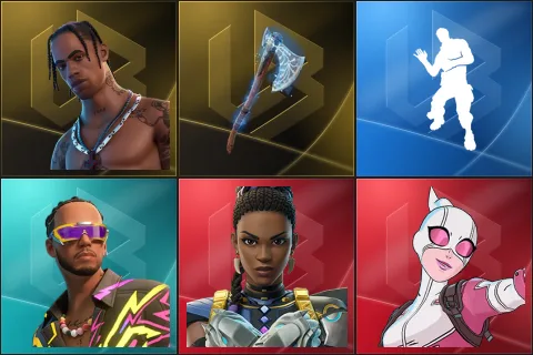 Travis Scott, Leviathan Axe, Laugh It Up, Lewis Hamilton, Shuri, Gwenpool