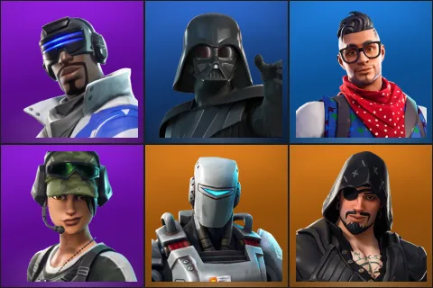 Blue Striker, Darth Vader, Prodigy, Trailblazer, A.I.M., Blackheart