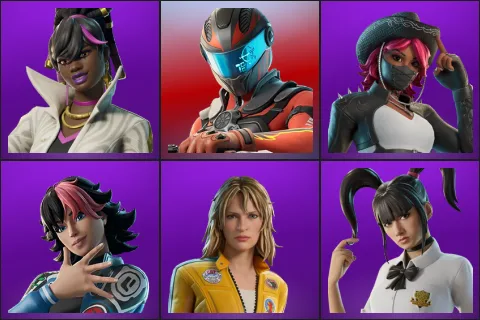 Danica, Maxx Speed, Omen Hunter Calamity, Sedona, The Bride, Yuki Yubari