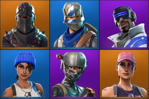 Black Knight, Blue Squire, Blue Striker, Blue Team Leader, Elite Agent, Rose Team Leader