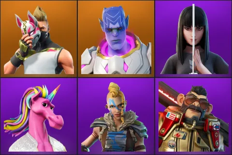 Drift, Kymera, Charlotte, Fabio Sparklemane, Huntress, J.B. Chimpanski