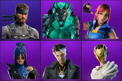 Solid Snake, Cerberus, Explorer Emilie, Hope, Montague, Nisha