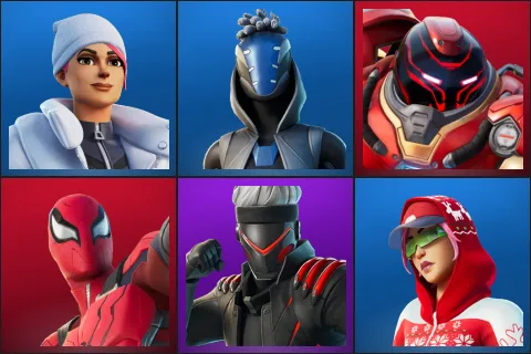 Blizzard Bomber, Sultura, Iron Man Zero, Spider-Man Zero, Shinji, Arctic Adeline