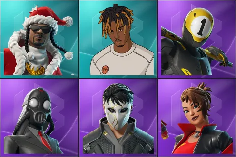 Santa Dogg, Slayer Juice WRLD, 1-Ball, Chaos Director, Daigo, Dynamo TNTina