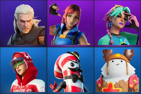Geralt of Rivia, Explorer Emilie, Selene, Arctic Adeline, Mr. Dappermint, Sled Ready Guff