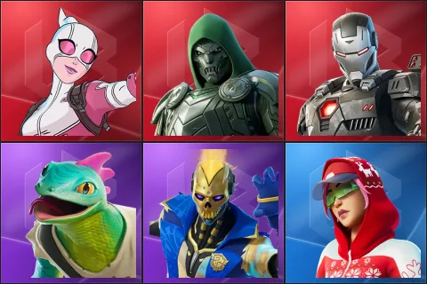 Gwenpool, Doom, War Machine, Lizzik, Renzo the Champion, Arctic Adeline
