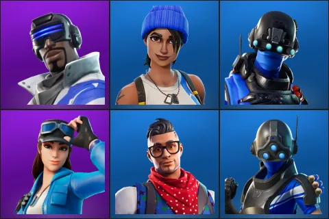 Blue Striker, Blue Team Leader, Carbon Commando, Cloud Striker, Prodigy, Trilogy
