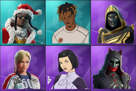 Santa Dogg, Slayer Juice WRLD, Blitz Knight, Dueling Dragons Jackie, Dupli-Kate, Felina